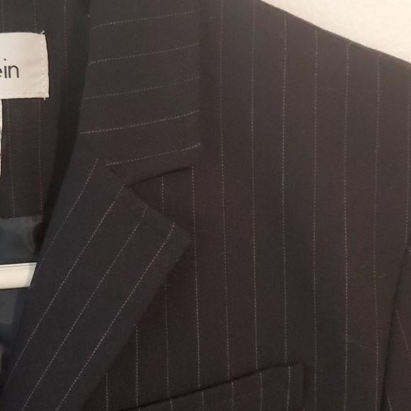 Calvin Klein Pin Stripe Blazer Jacket - size 2 - Picture 14 of 14
